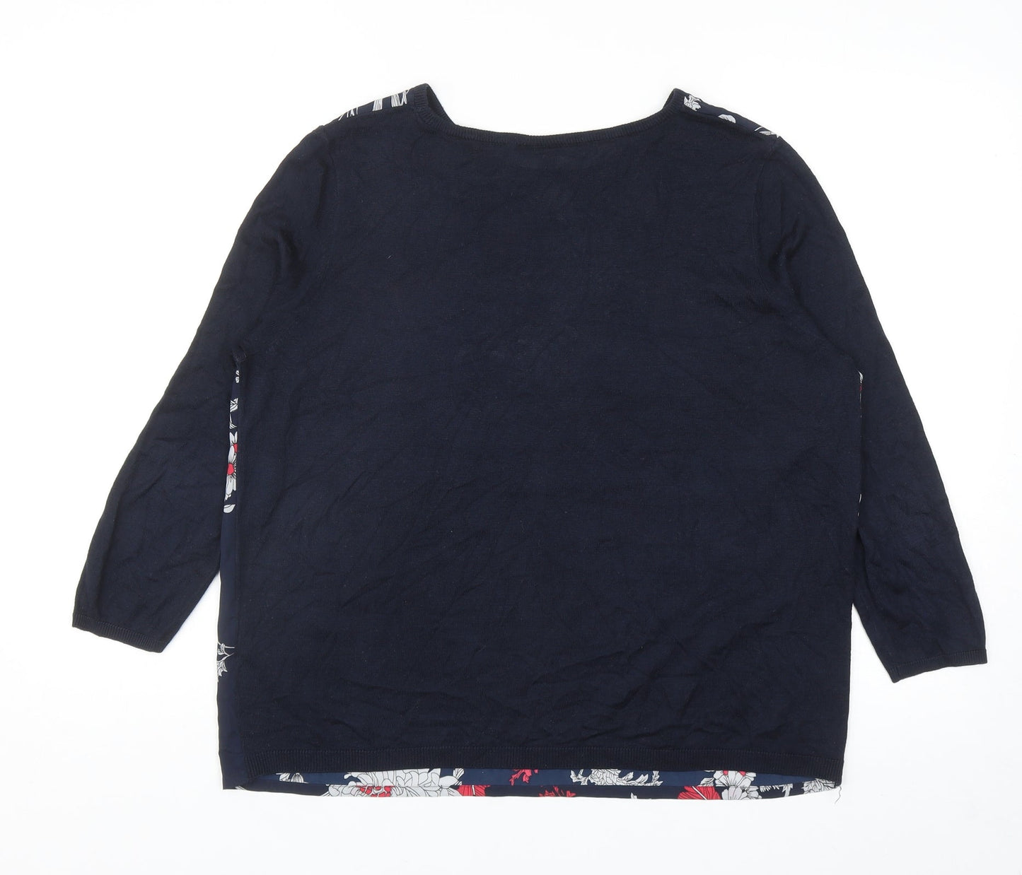 Womens UK Size L Warehouse Blue Pullover Jumper