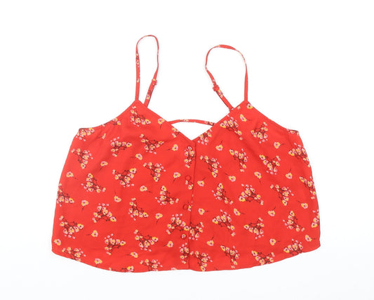 Womens UK Size 14 ASOS Red Camisole Tank