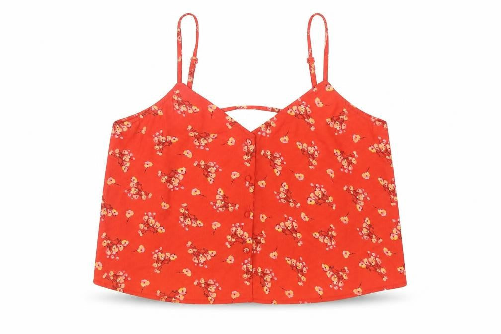 Womens UK Size 14 ASOS Red Camisole Tank