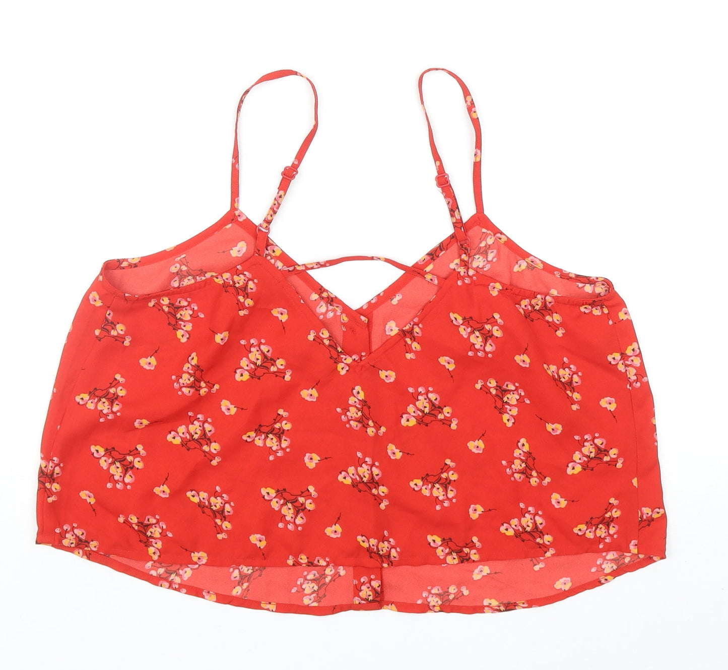Womens UK Size 14 ASOS Red Camisole Tank