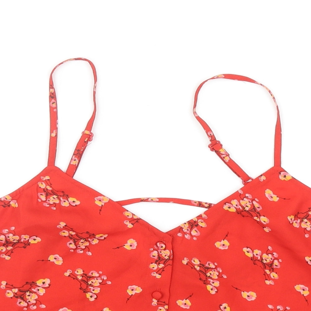 Womens UK Size 14 ASOS Red Camisole Tank
