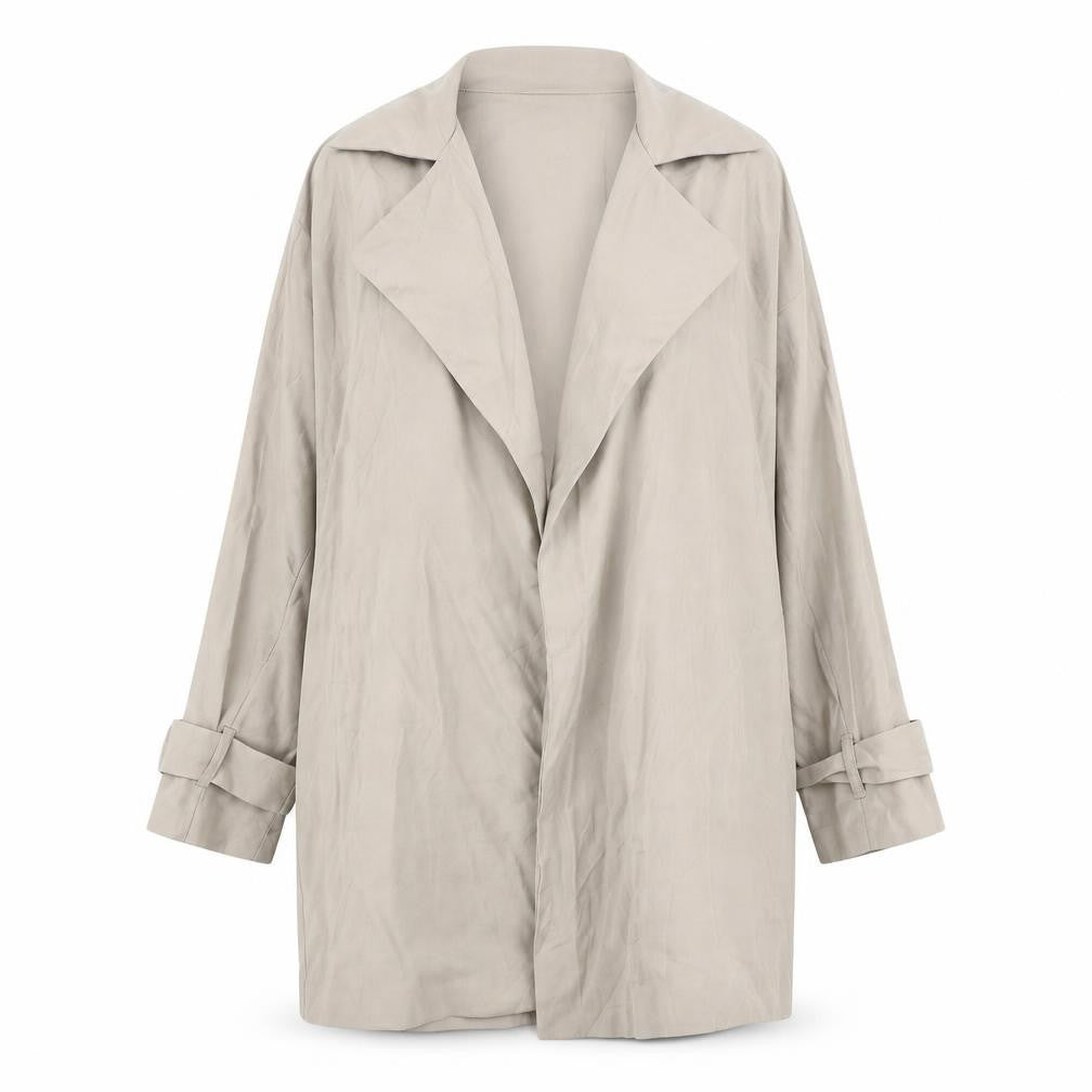 Womens UK Size 8 Primark Beige Overcoat