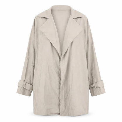 Womens UK Size 8 Primark Beige Overcoat