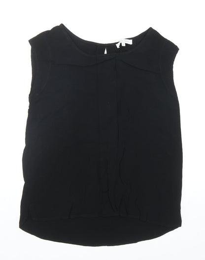 Womens UK Size M Second Female Black Basic Blouse