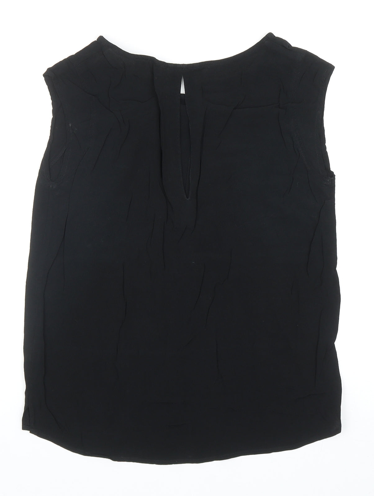 Womens UK Size M Second Female Black Basic Blouse