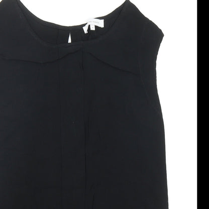 Womens UK Size M Second Female Black Basic Blouse