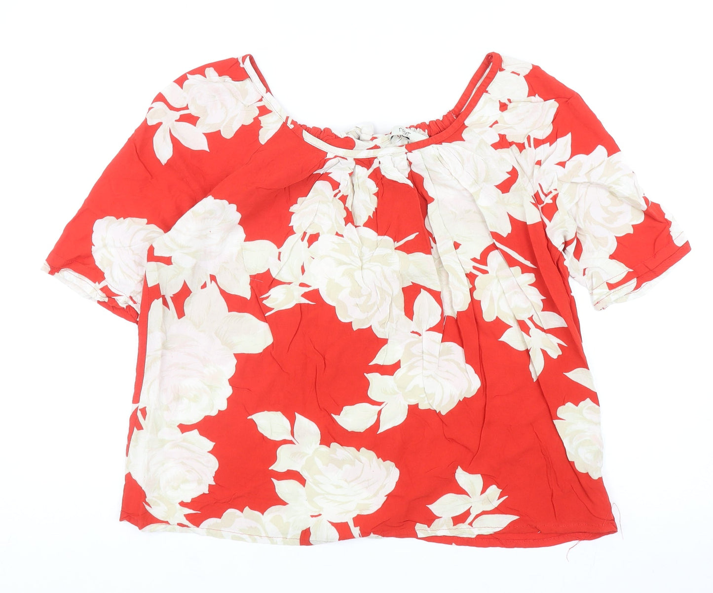 Womens UK Size 16 NEXT Red Basic Blouse