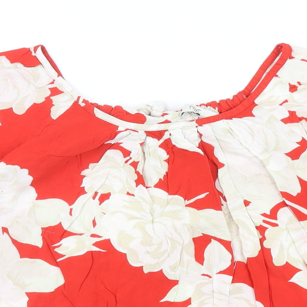 Womens UK Size 16 NEXT Red Basic Blouse