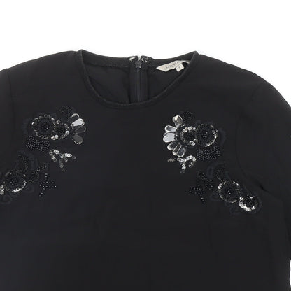 Womens UK Size 8 Marks and Spencer Black Basic Blouse
