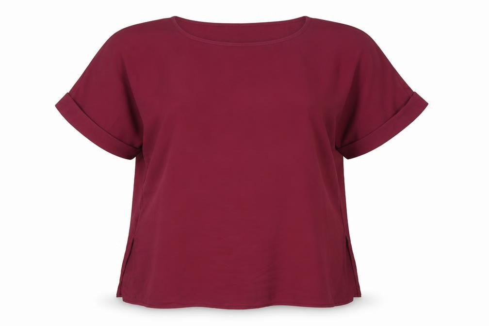 Womens UK Size 14 ASOS Purple Basic Blouse