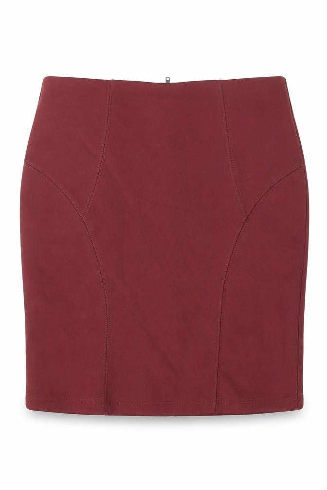 Womens UK Size S FOREVER 21 Mini Microfibre Skirt