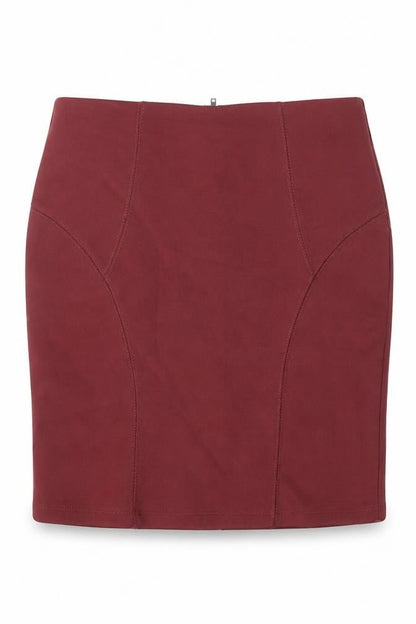 Womens UK Size S FOREVER 21 Mini Microfibre Skirt