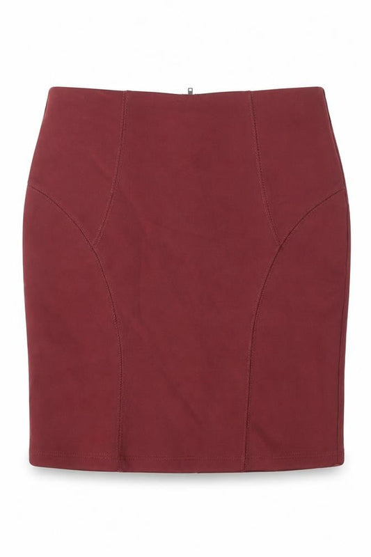 Womens UK Size S FOREVER 21 Mini Microfibre Skirt