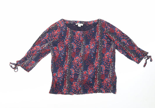 Womens UK Size 8 Monsoon Multicoloured Basic Blouse
