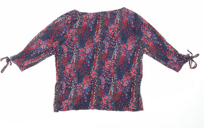 Womens UK Size 8 Monsoon Multicoloured Basic Blouse