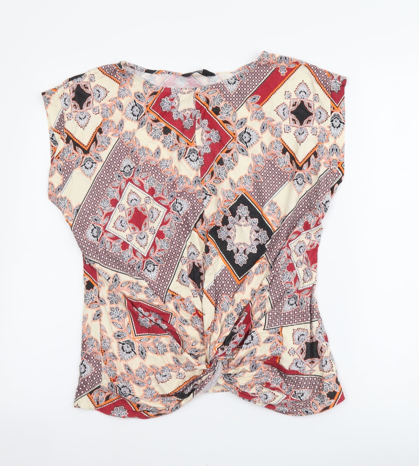 Womens UK Size 14 K&D London Multicoloured Basic Blouse
