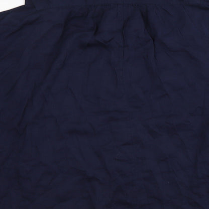 Womens UK Size S Gap Blue Basic Blouse