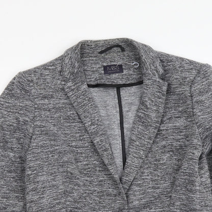 Marks and Spencer Womens Grey Polyester Jacket Suit Jacket Size 10