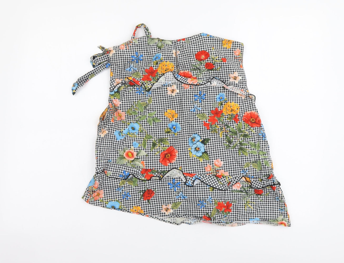Womens UK Size M Zara Multicoloured Basic Tank