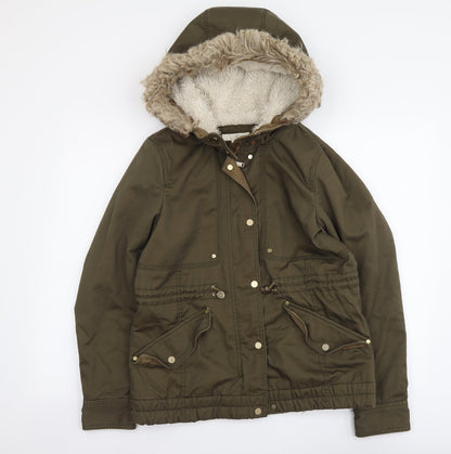 Womens UK Size M H&M Green Jacket