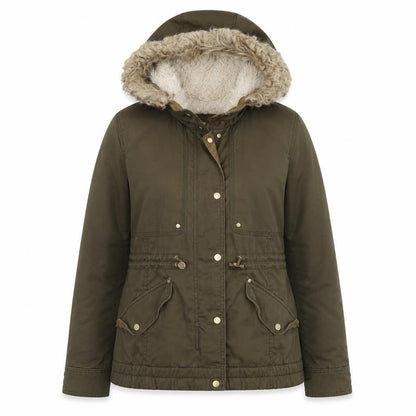 Womens UK Size M H&M Green Jacket