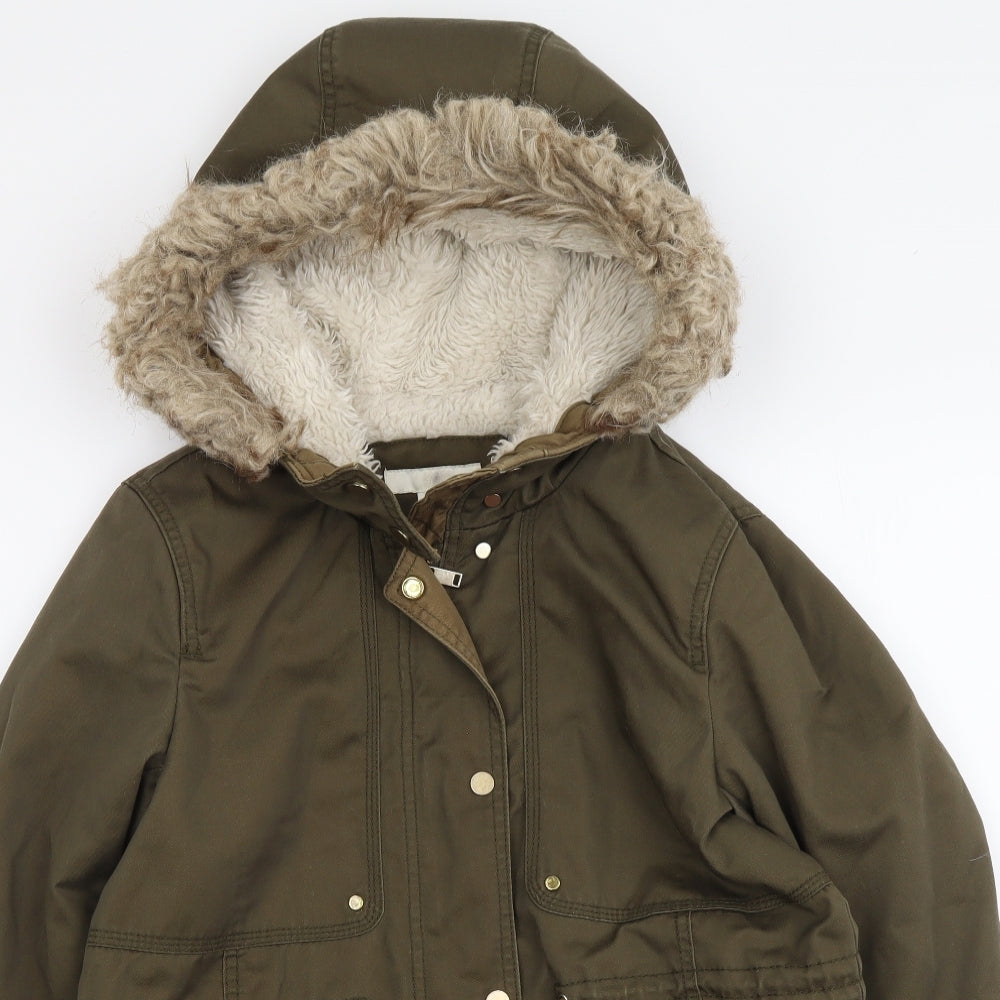 Womens UK Size M H&M Green Jacket