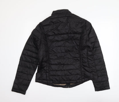 Lettie Lovers Womens Black Jacket Size M Zip