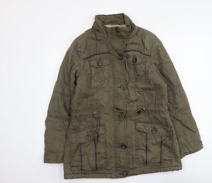 YMI Womens Green Jacket Size M Zip
