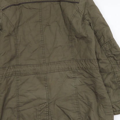 YMI Womens Green Jacket Size M Zip