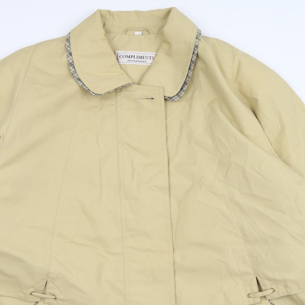 Womens UK Size 16 Compliments Beige Pea Coat