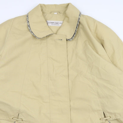 Womens UK Size 16 Compliments Beige Pea Coat