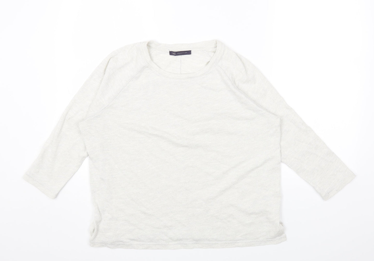 Womens UK Size 12 Marks and Spencer Grey Pullover Jumper