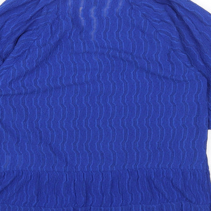 Womens UK Size 8 Phase Eight Blue Basic T-Shirt