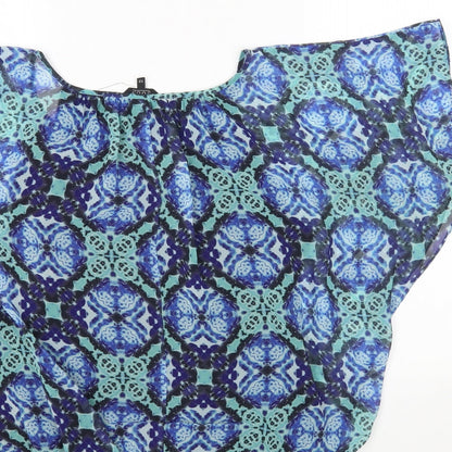 Womens UK Size 12 Monsoon Multicoloured Basic T-Shirt