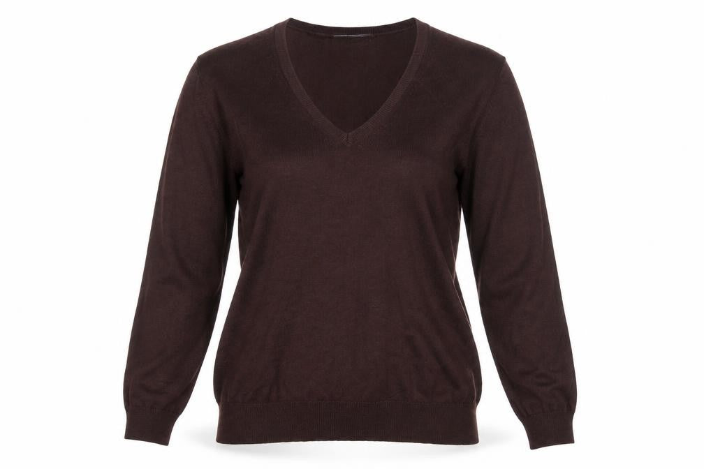 Womens UK Size 8 Marks and Spencer Brown Pullover Jumper