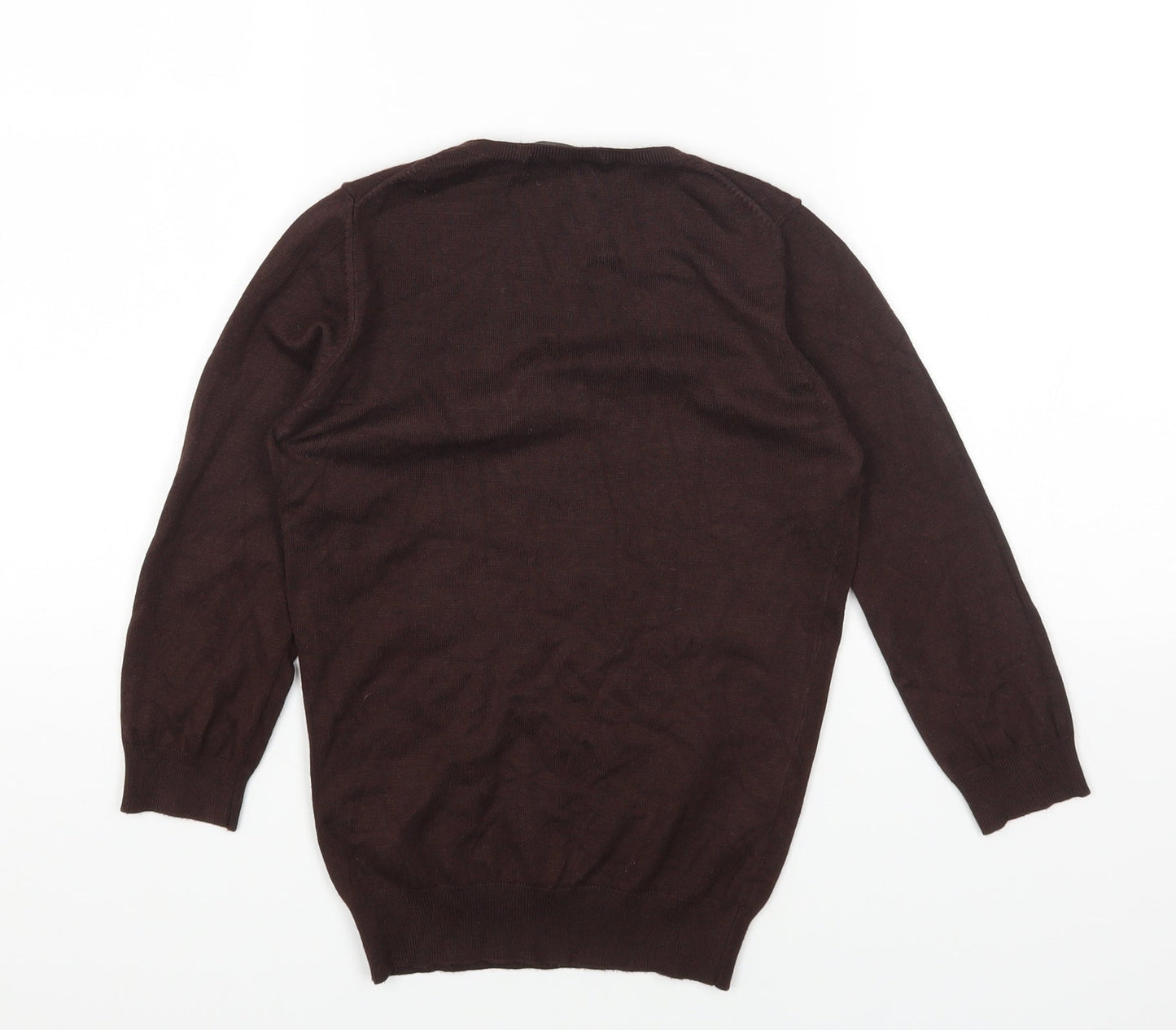 Womens UK Size 8 Marks and Spencer Brown Pullover Jumper