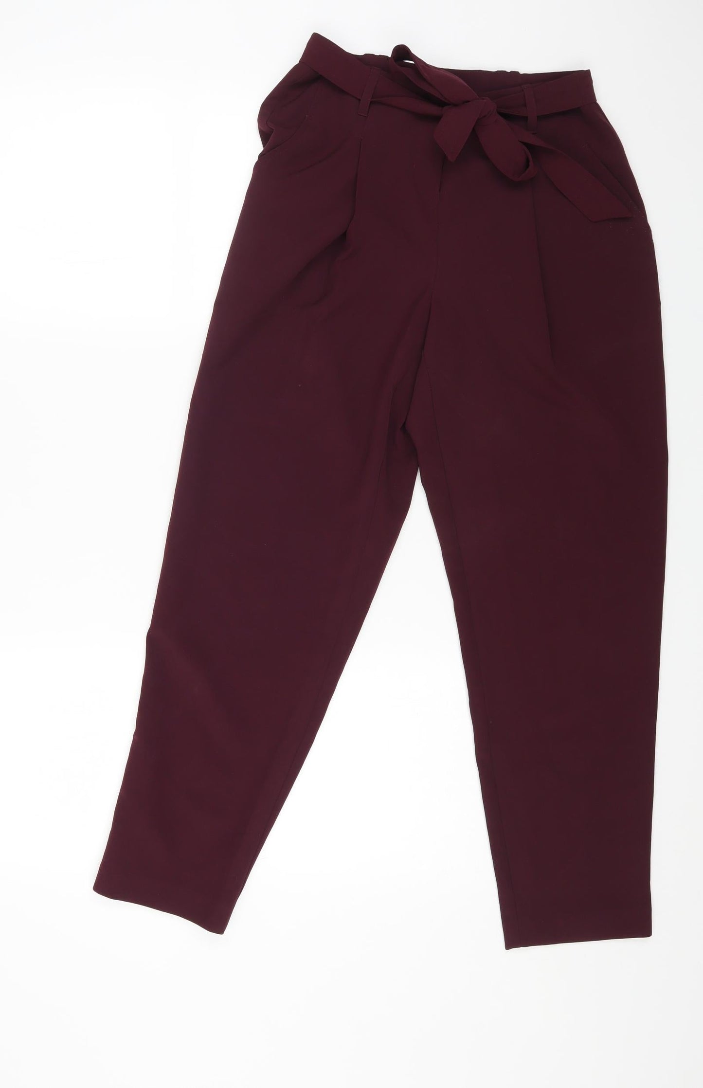 Womens UK Size 8 New Look Regular Fit  Purple Trousers