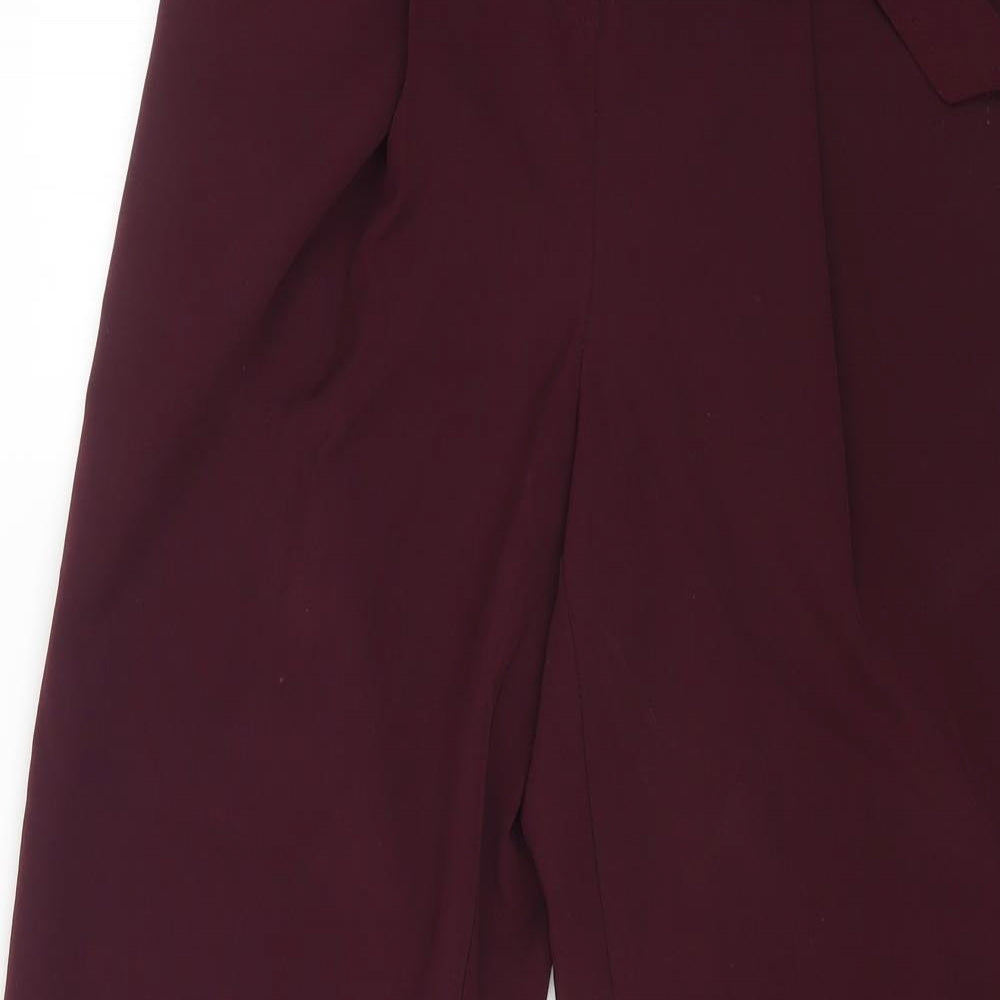 Womens UK Size 8 New Look Regular Fit  Purple Trousers