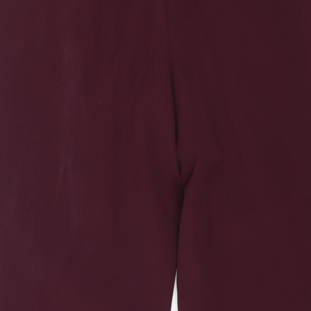 Womens UK Size 8 New Look Regular Fit  Purple Trousers