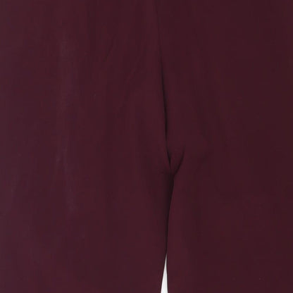Womens UK Size 8 New Look Regular Fit  Purple Trousers