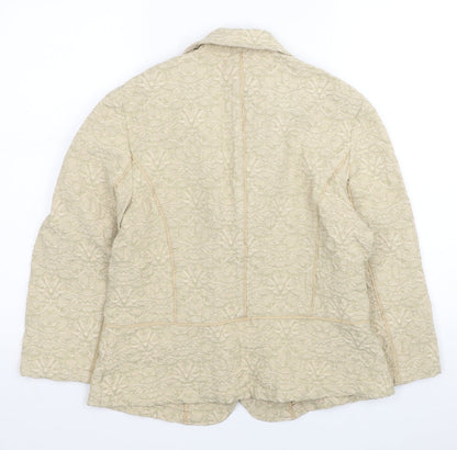 Womens UK Size M Marks and Spencer Beige Jacket Blazer