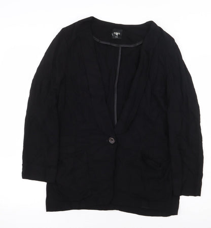 Womens UK Size 10 Oasis Black Jacket
