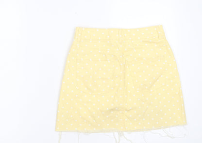 Womens UK Size 8 Topshop A-Line Denim Skirt