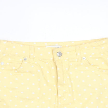 Womens UK Size 8 Topshop A-Line Denim Skirt