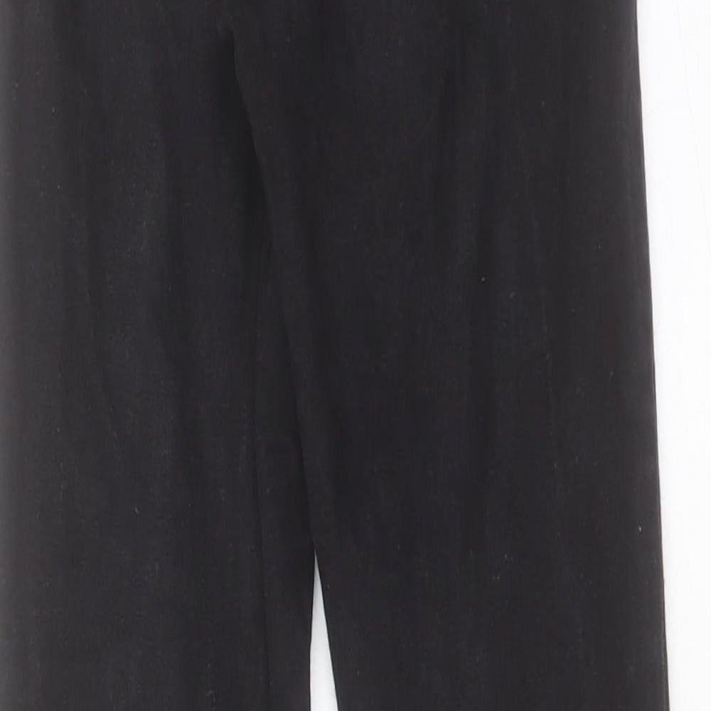 Denim & Co. Womens Black Cotton Skinny Jeans Size 8 L28 in Regular Button