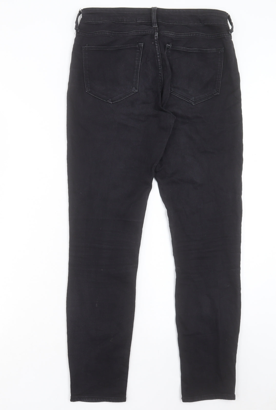 H&M Mens Black Cotton Skinny Jeans Size 28 in L28 in Regular Button