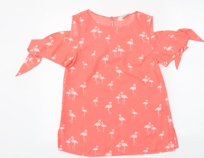 Womens UK Size 8 Oasis Pink Jersey Tank
