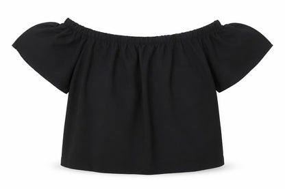 Womens UK Size 12 Atmosphere Black Cropped Blouse