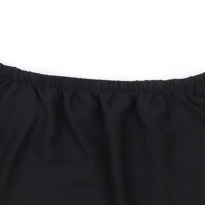 Womens UK Size 12 Atmosphere Black Cropped Blouse