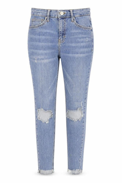 Womens UK Size 28 in Topshop Regular Fit Skinny Blue Jeans